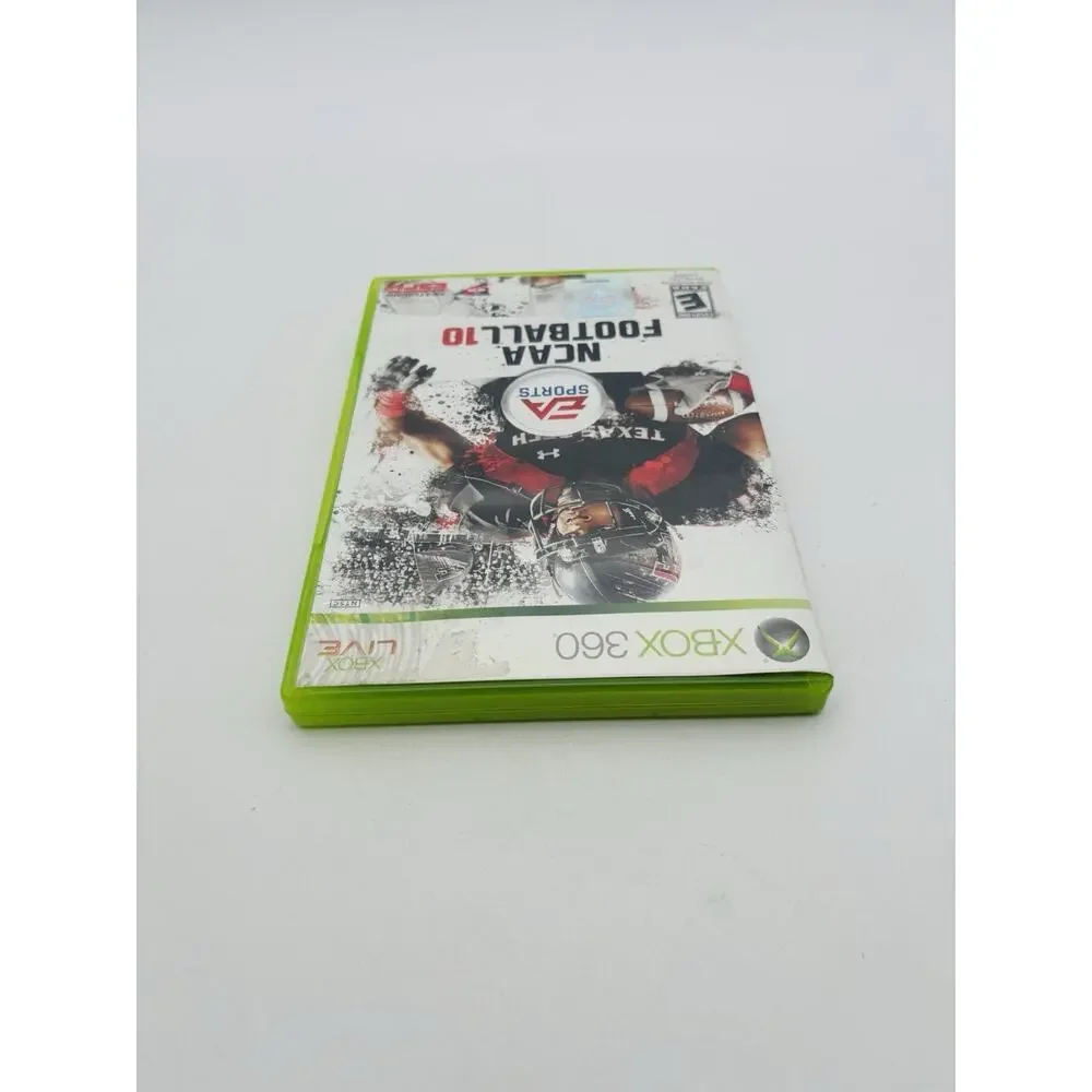 NCAA Football 10 XBOX 360 CIB Complete in Box Very Good Condition Tested Works